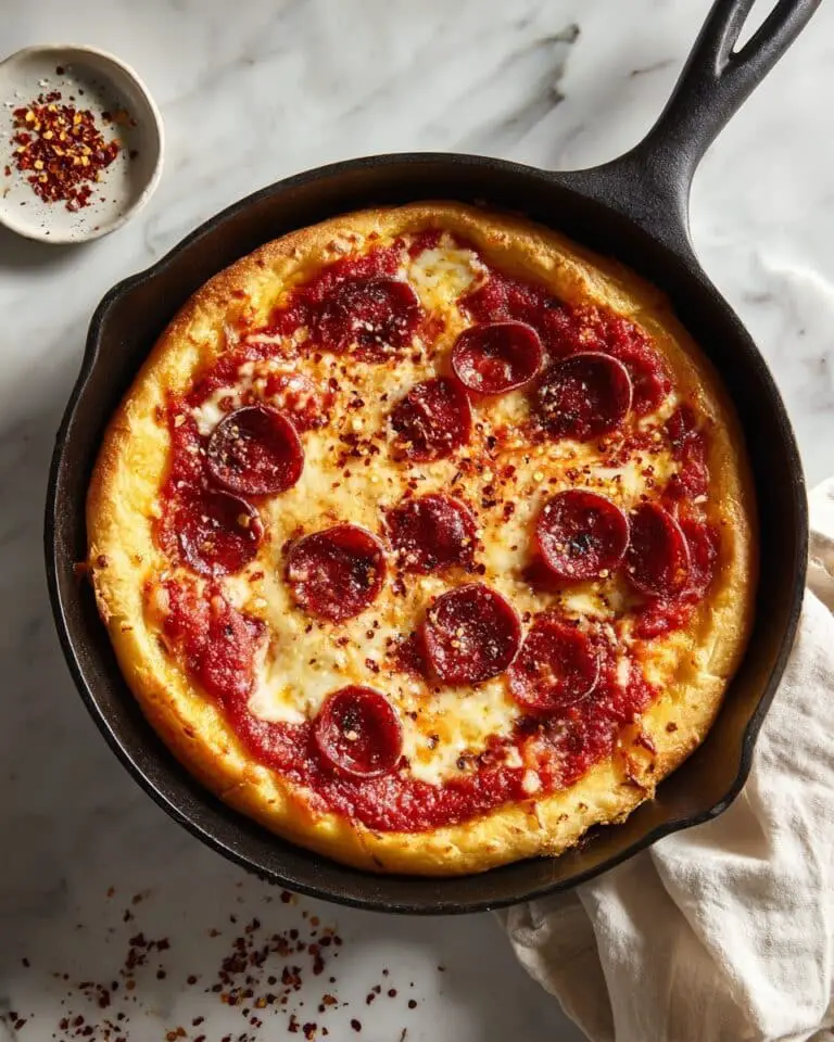 Cast Iron Skillet Pizza Recipe