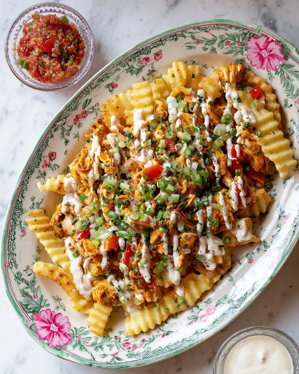 Loaded Buffalo Chicken Fries Recipe