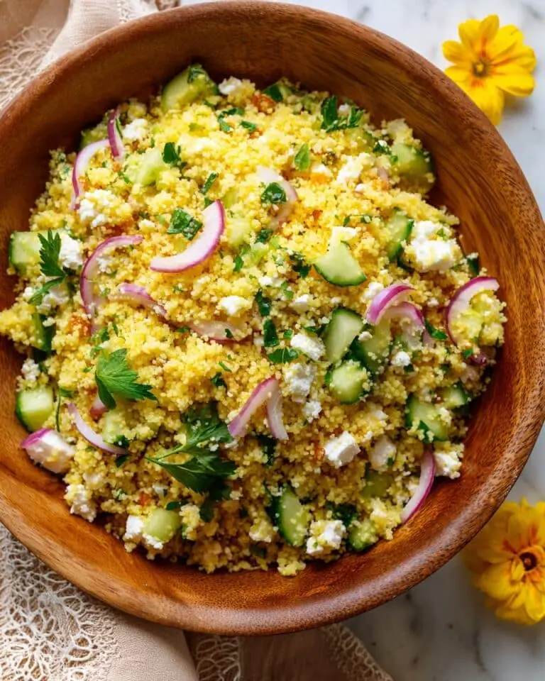 Lemon Turmeric Pearl Couscous Recipe