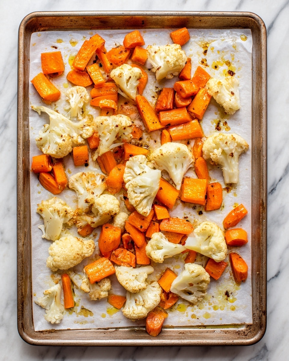 Roasted Carrot Cauliflower Quinoa Salad with Sunshine Dressing Recipe