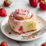 Strawberry Sweet Rolls with Strawberry Cream Cheese Frosting Recipe