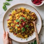 Lentil Rice Pilaf (Mujadara) Recipe