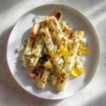 Braised Leeks with Lemon and Feta Recipe