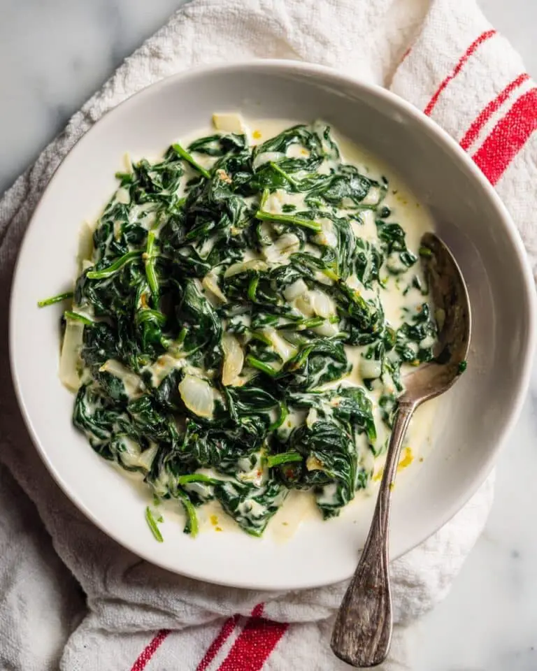 Creamed Spinach with Ricotta and Lemon Recipe