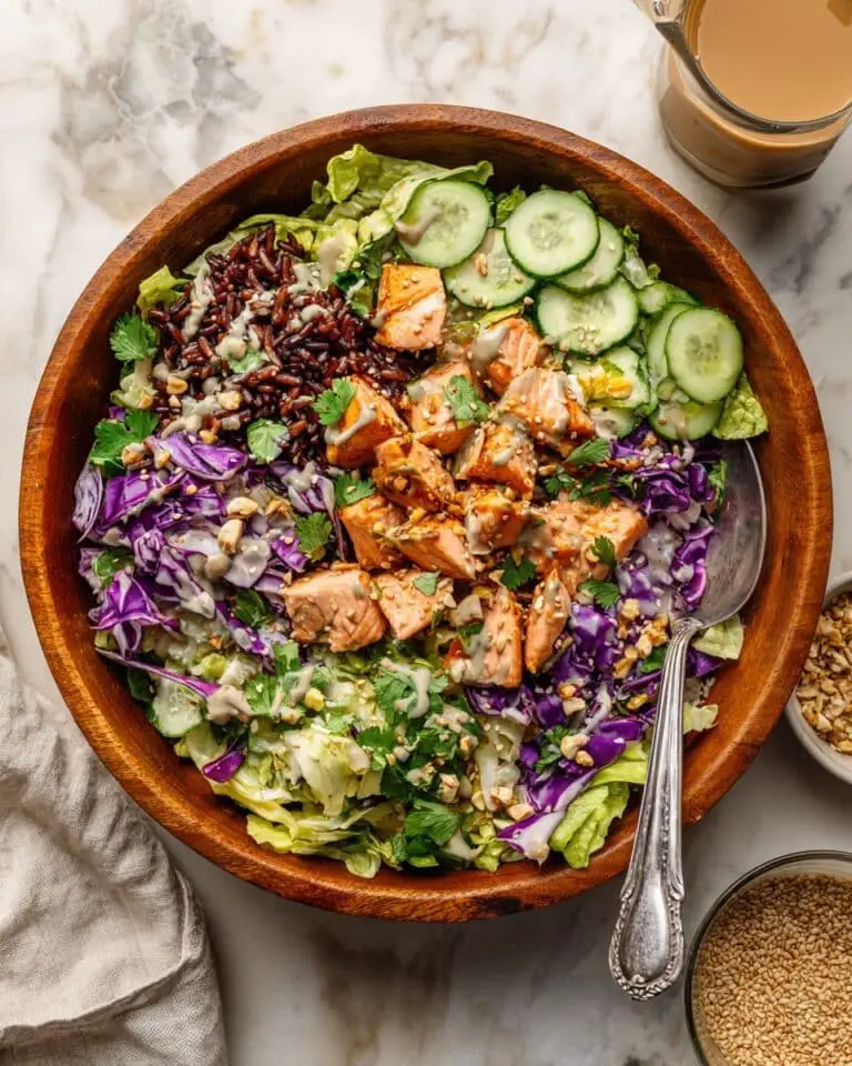 Miso-Ginger Salmon Crispy Rice Salad Recipe
