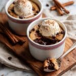 Pumpkin Mug Cake with Chocolate Chips and Spices Recipe