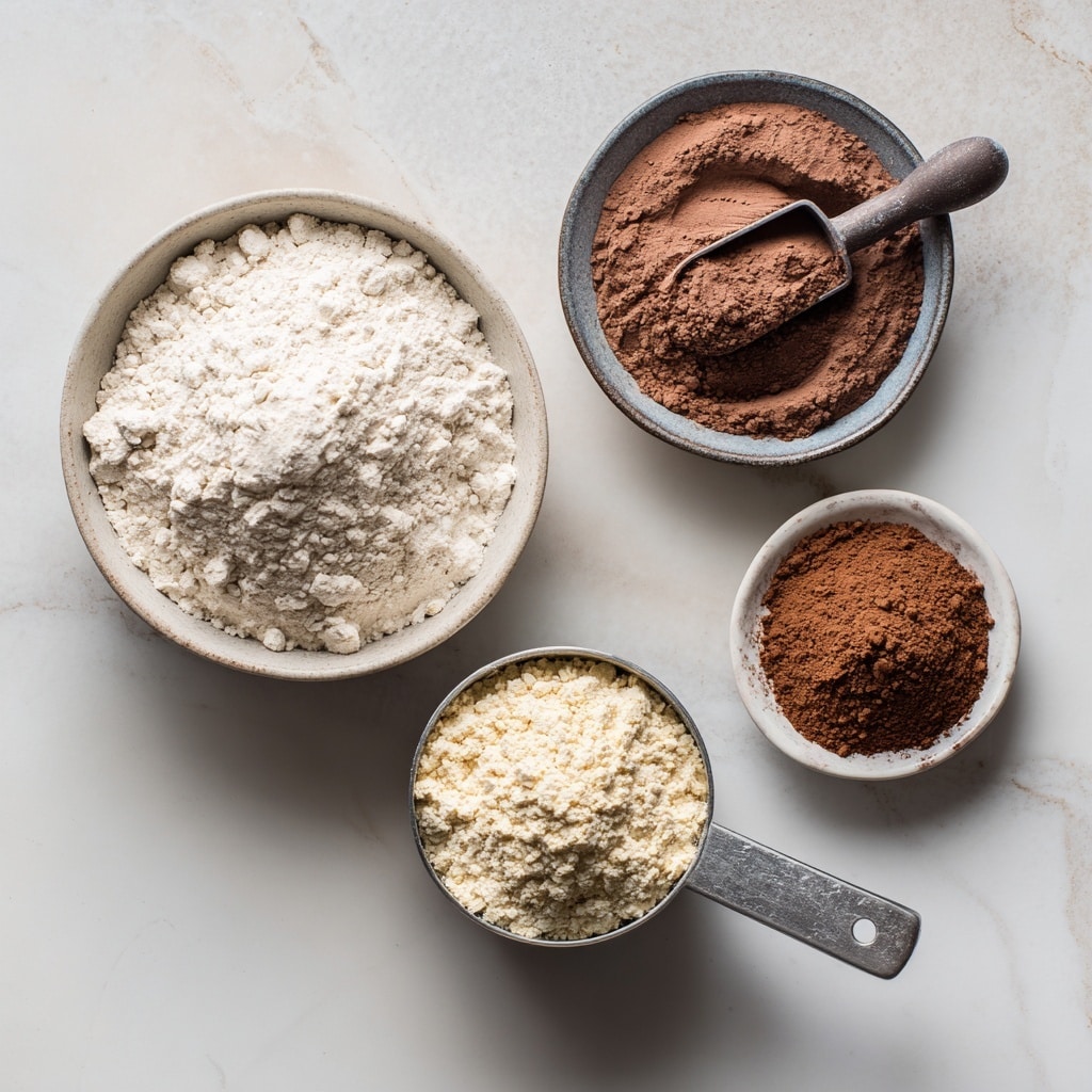 A large white bowl filled with light brown, frothy batter that has small bubbles on top, placed on a white marbled surface. To the right of the bowl is a smaller white bowl containing many dark chocolate chips. The texture of the batter looks smooth and creamy, filling most of the large bowl. photo taken with an iphone --ar 4:5 --v 7