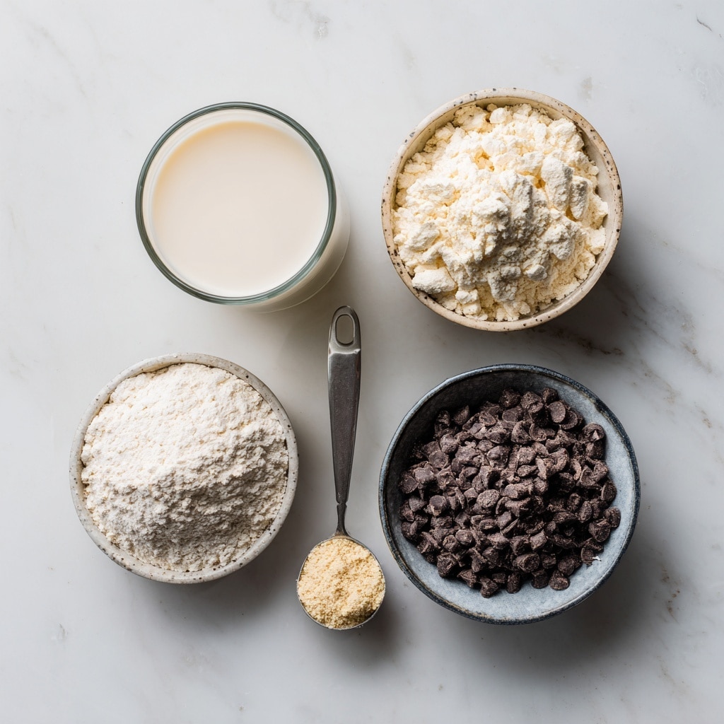 The image shows a clear blender container placed on a white marbled surface, filled with light beige liquid and broken pieces of chocolate sandwich cookies with white cream. The cookie pieces are scattered unevenly on top of the liquid, showing a mix of dark chocolate color and white cream layers. Light bubbles float on the liquid surface around the cookie pieces, giving a fresh look. The blender's clear plastic edges and handle are visible, highlighting the contents inside. Photo taken with an iphone --ar 4:5 --v 7