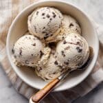 Cottage Cheese Ice Cream with Honey, Peanut Butter, and Chocolate Chips Recipe