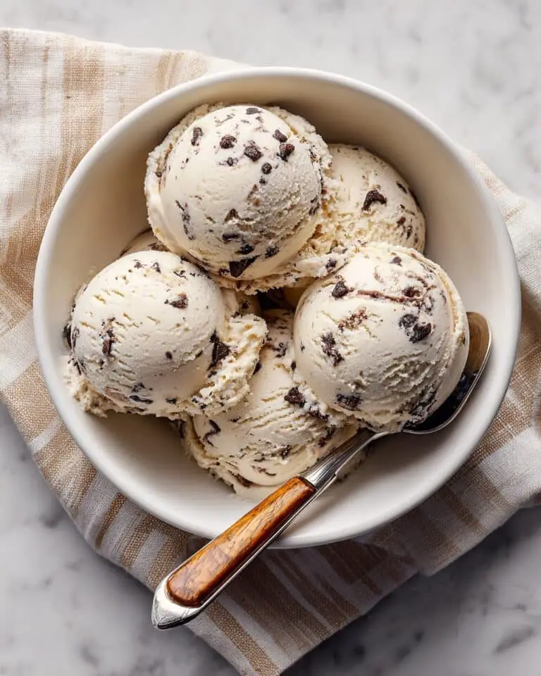 Cottage Cheese Ice Cream with Honey, Peanut Butter, and Chocolate Chips Recipe