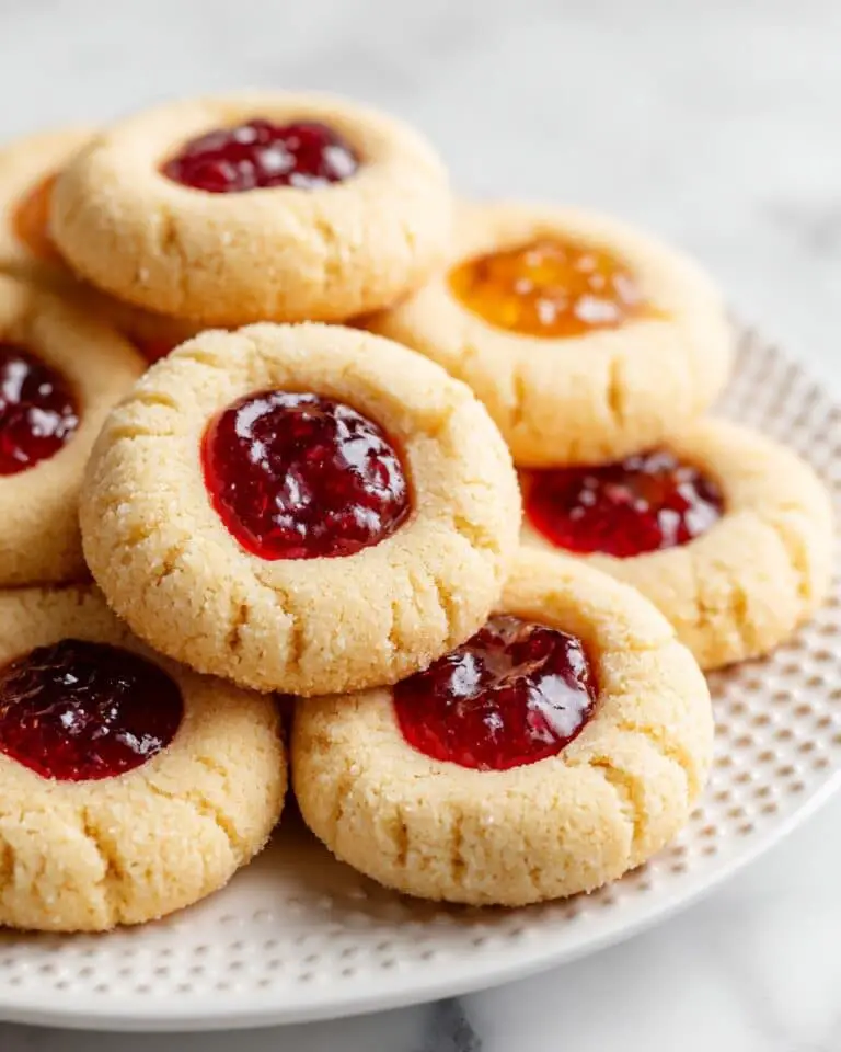 Almond Flour Thumbprint Cookies Recipe