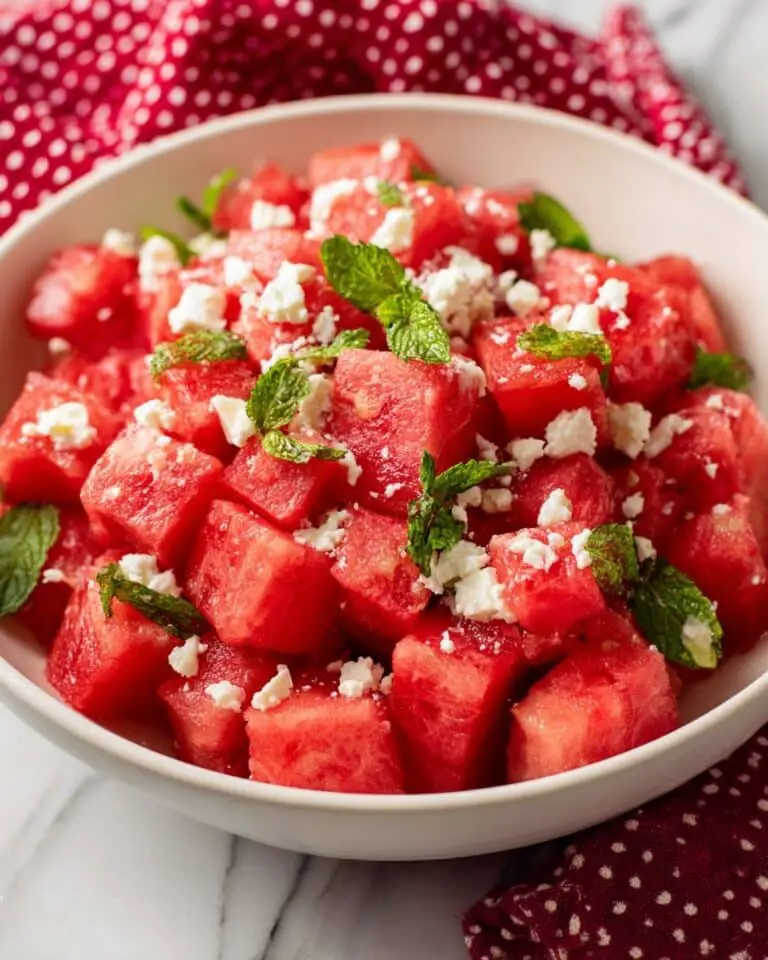 Vintage Watermelon Feta Salad Recipe