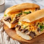 The Best Queso Cheesesteak Grilled Sandwich Recipe