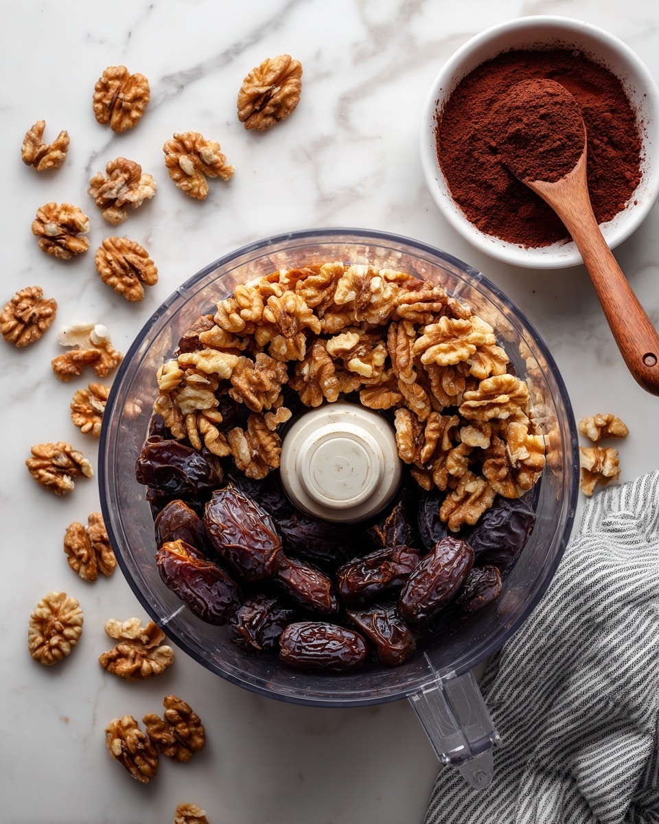 No-Bake Mint Chocolate Energy Bites Recipe - Recipe Image