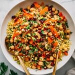 High-Protein Curry Chickpea Couscous Salad Recipe