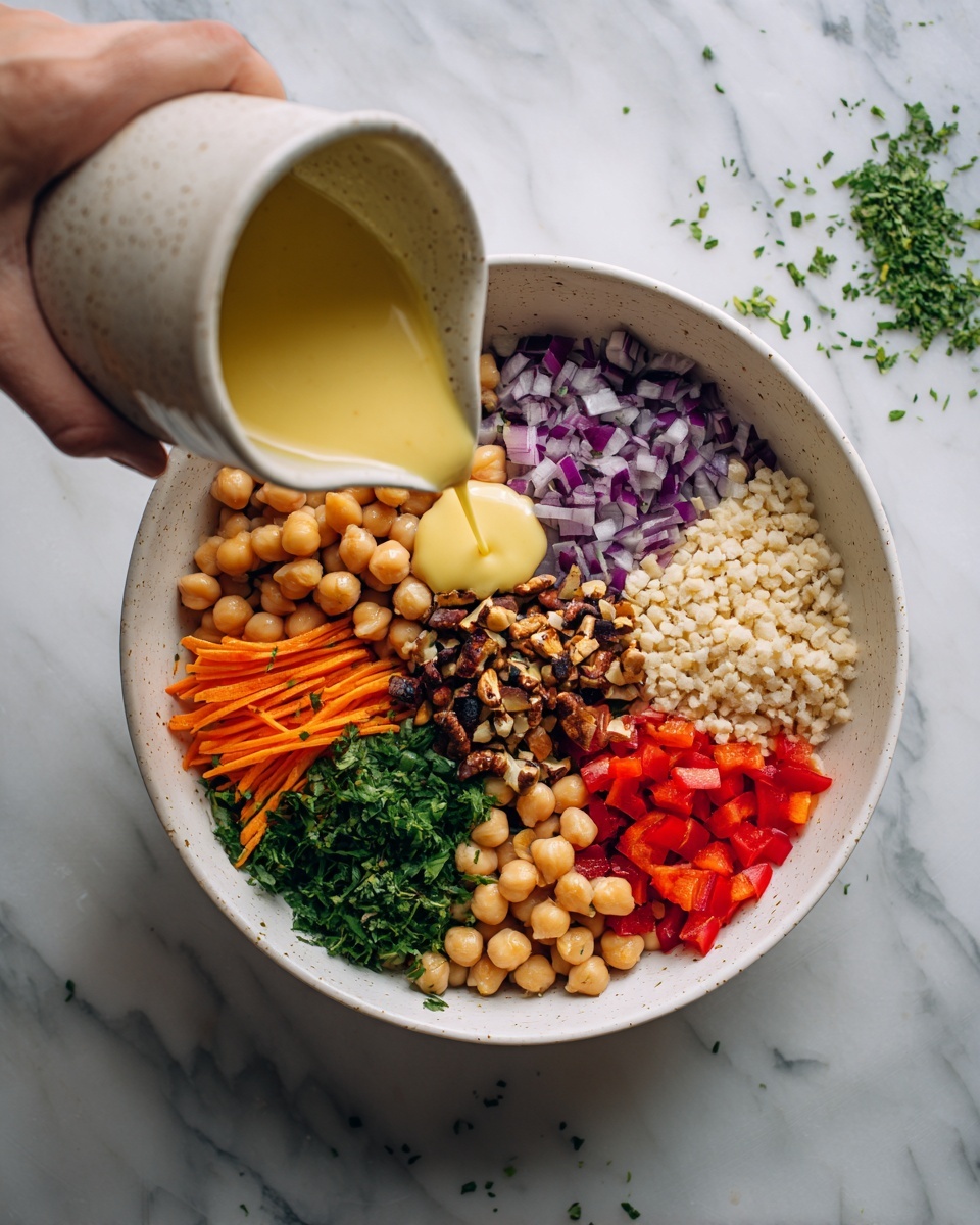 High-Protein Curry Chickpea Couscous Salad Recipe - Recipe Image