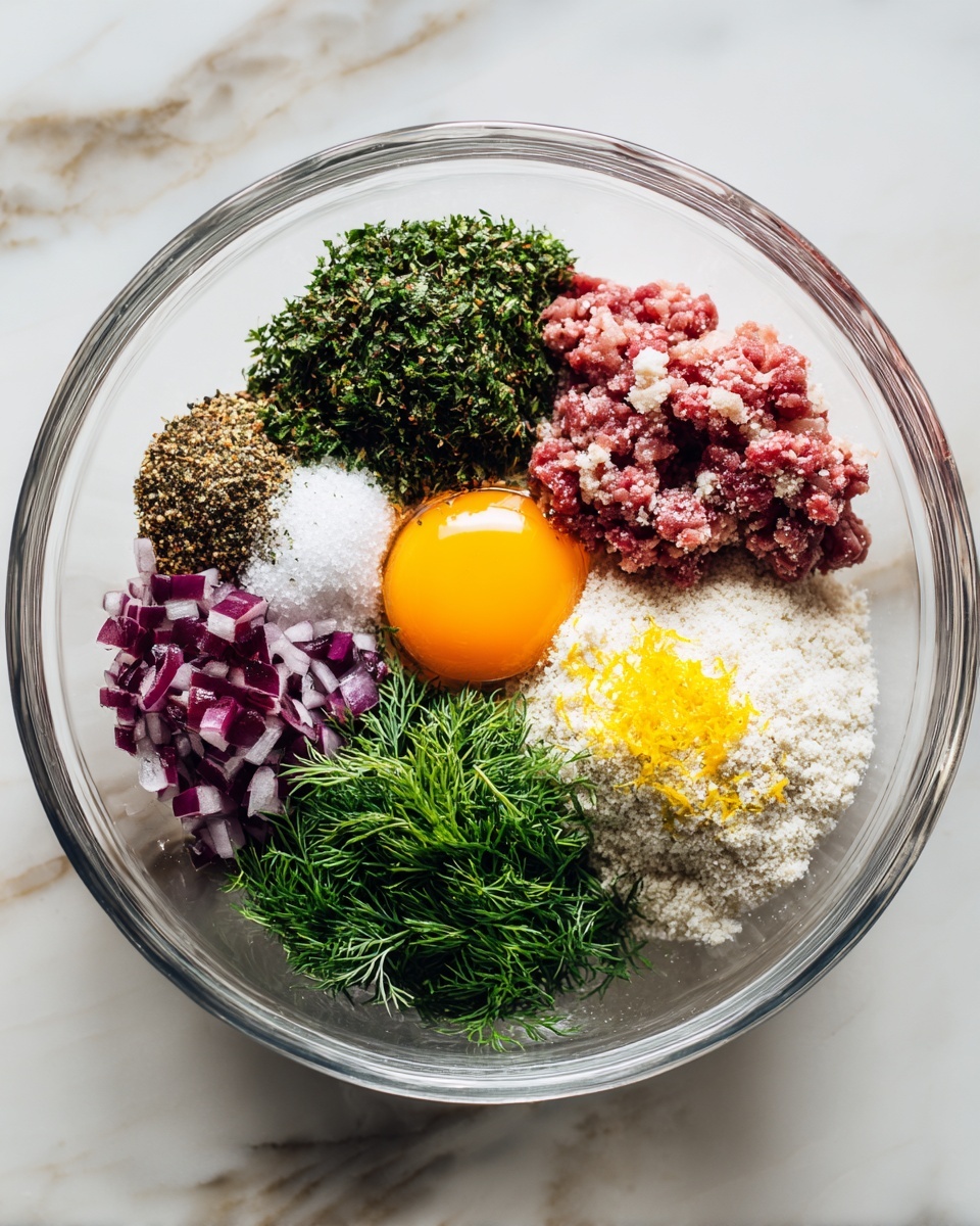 Herby Chicken Meatball Pitas with Jalapeño Tzatziki Recipe - Recipe Image