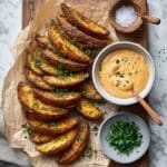 Seasoned Homemade Potato Wedges Recipe