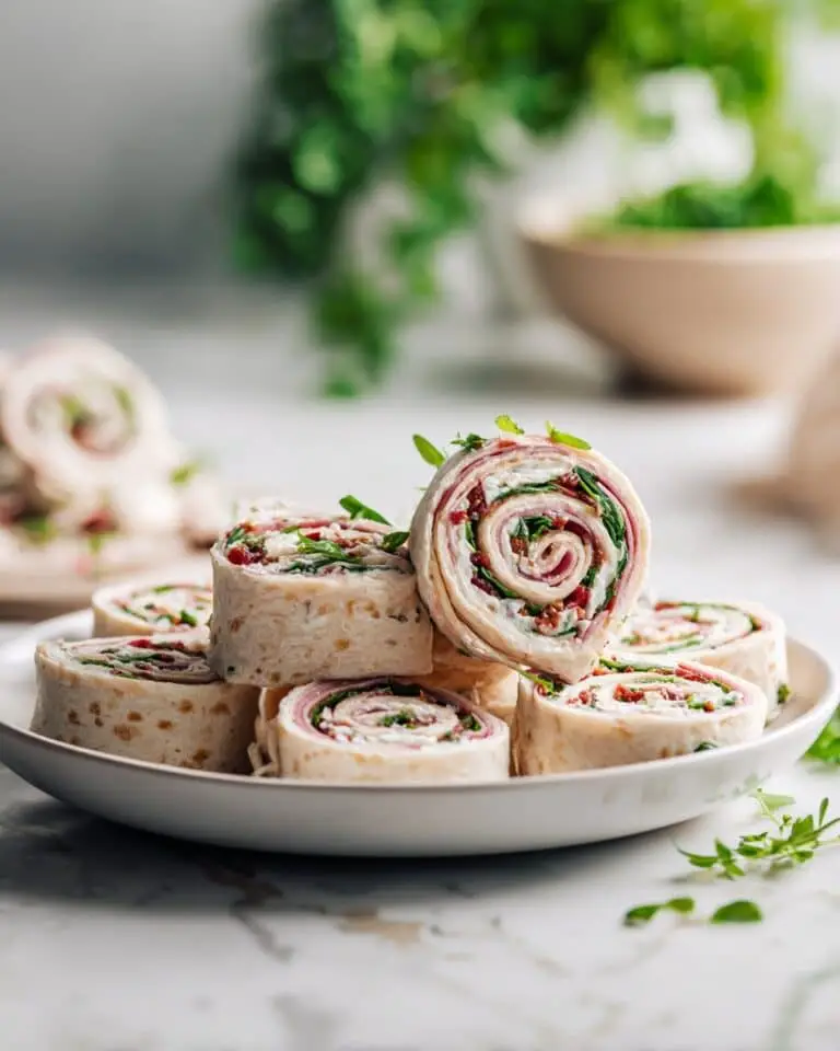 Italian Salami and Provolone Pinwheels Recipe