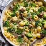 Creamy Cavatelli with Sausage, Broccoli, and Gouda Recipe