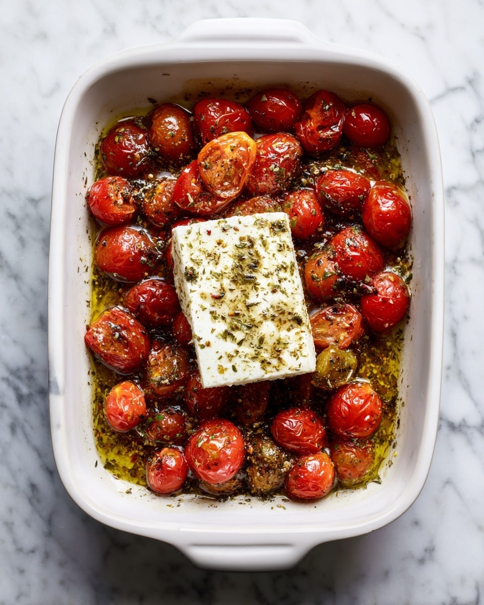 Baked Feta Pasta (TikTok Inspired) Recipe - Recipe Image