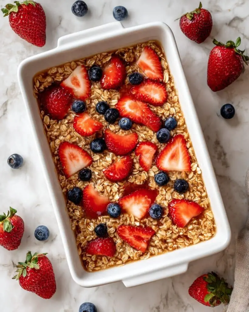 Mixed Berry Baked Oatmeal Recipe