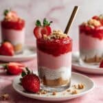 Strawberries & Cream Chia Pudding Recipe