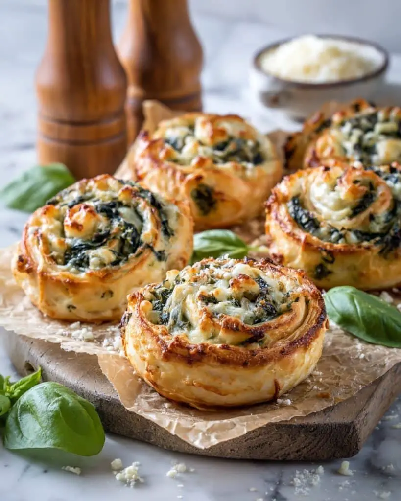Easy Spinach Artichoke Dip Pinwheels Recipe