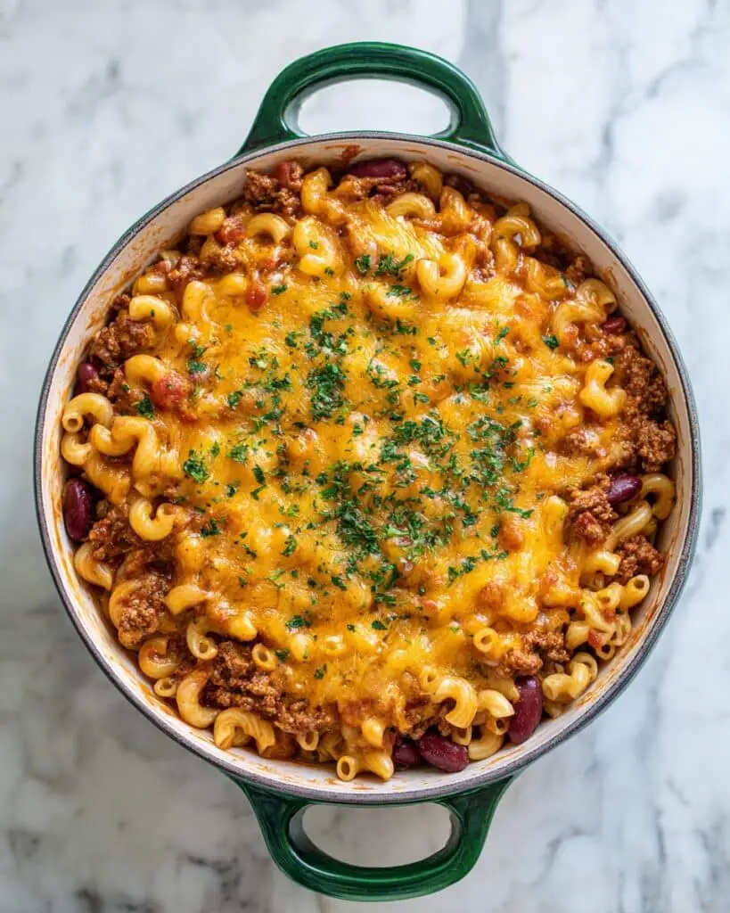 Chili Mac and Cheese Bake Recipe