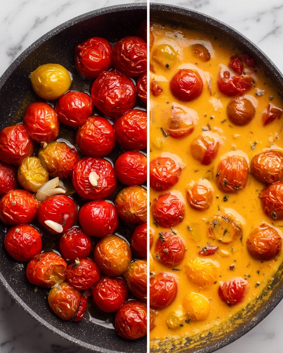 Creamy Tomato Gnocchi with Burrata Recipe - Recipe Image