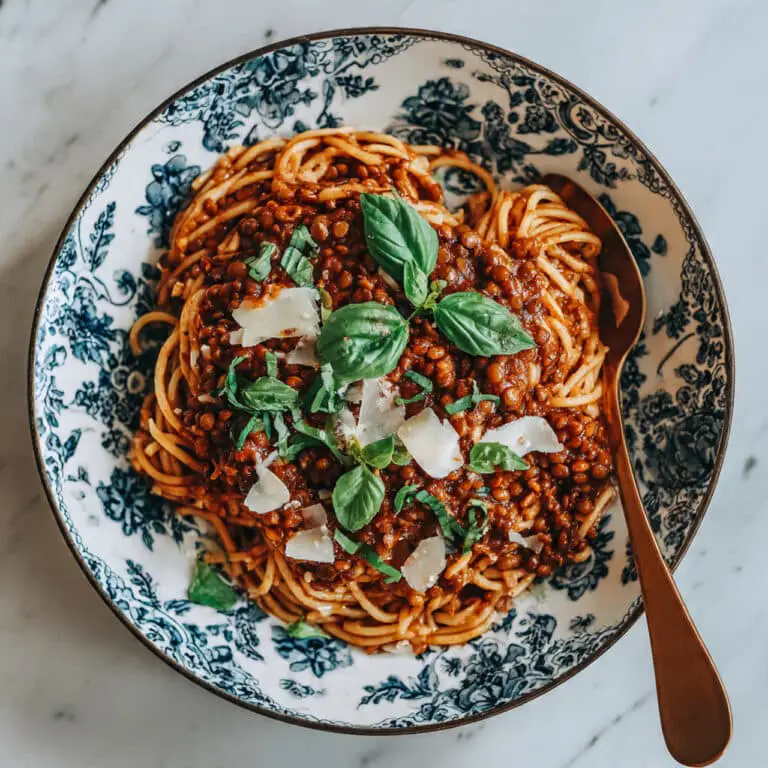 Easy Lentil Bolognese (30-Minute with Canned Lentils) Recipe
