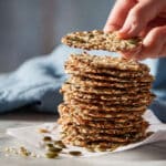 Crispy Seed Crackers (Easy, Healthy, No Flour Recipe) Recipe