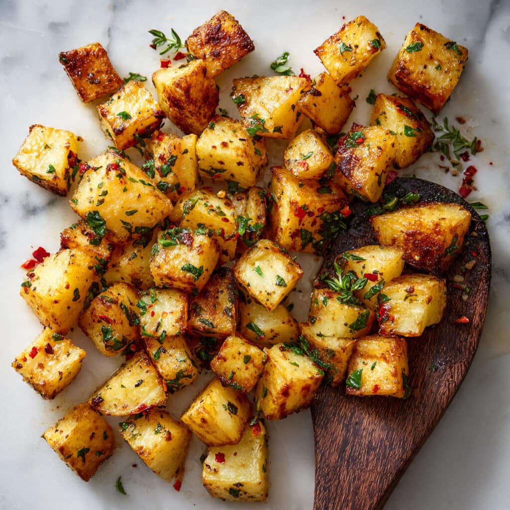 Batata Harra (Lemony Crispy Roasted Potatoes) Recipe