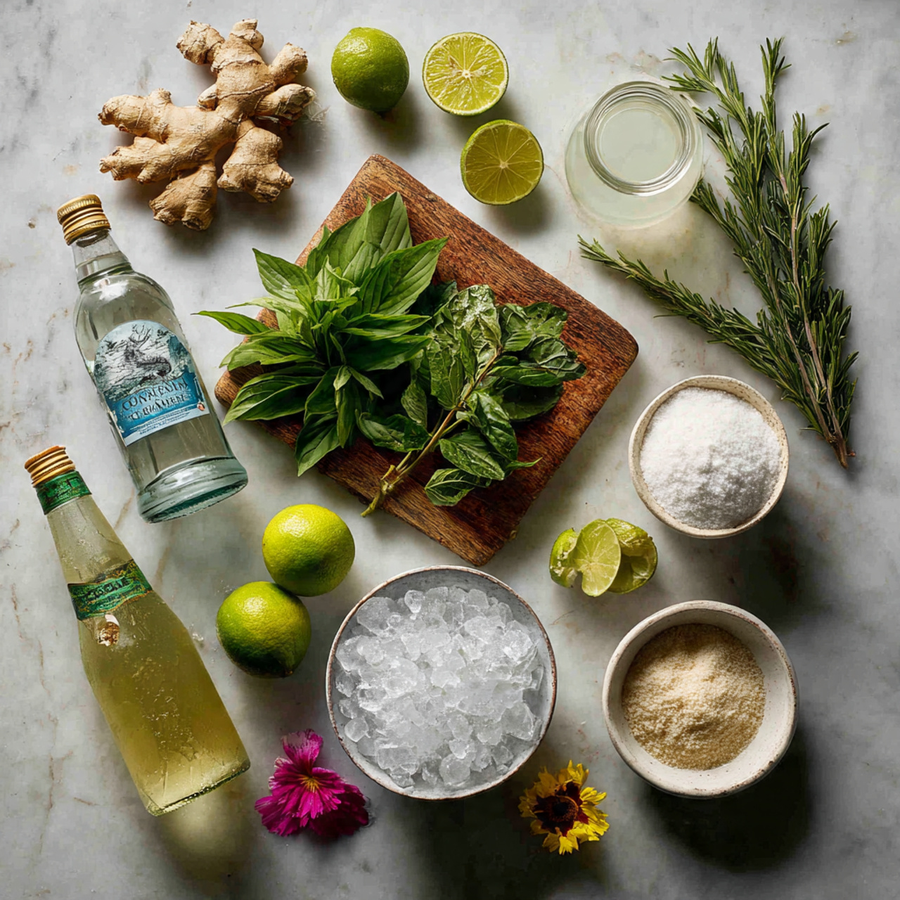A close-up image shows a woman's hand pouring clear water from a small silver measuring cup into a silver pot. Inside the pot, there are layers of white rice along with dark green leaves, all sitting at the bottom. The pouring water creates a smooth flow and slight splashes, adding a fresh, clean look to the ingredients. The pot has a shiny surface with visible reflections and is placed on a white marbled texture surface. Photo taken with an iphone --ar 4:5 --v 7