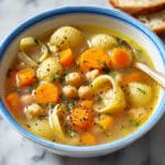 Easy Chickpea Noodle Soup Recipe