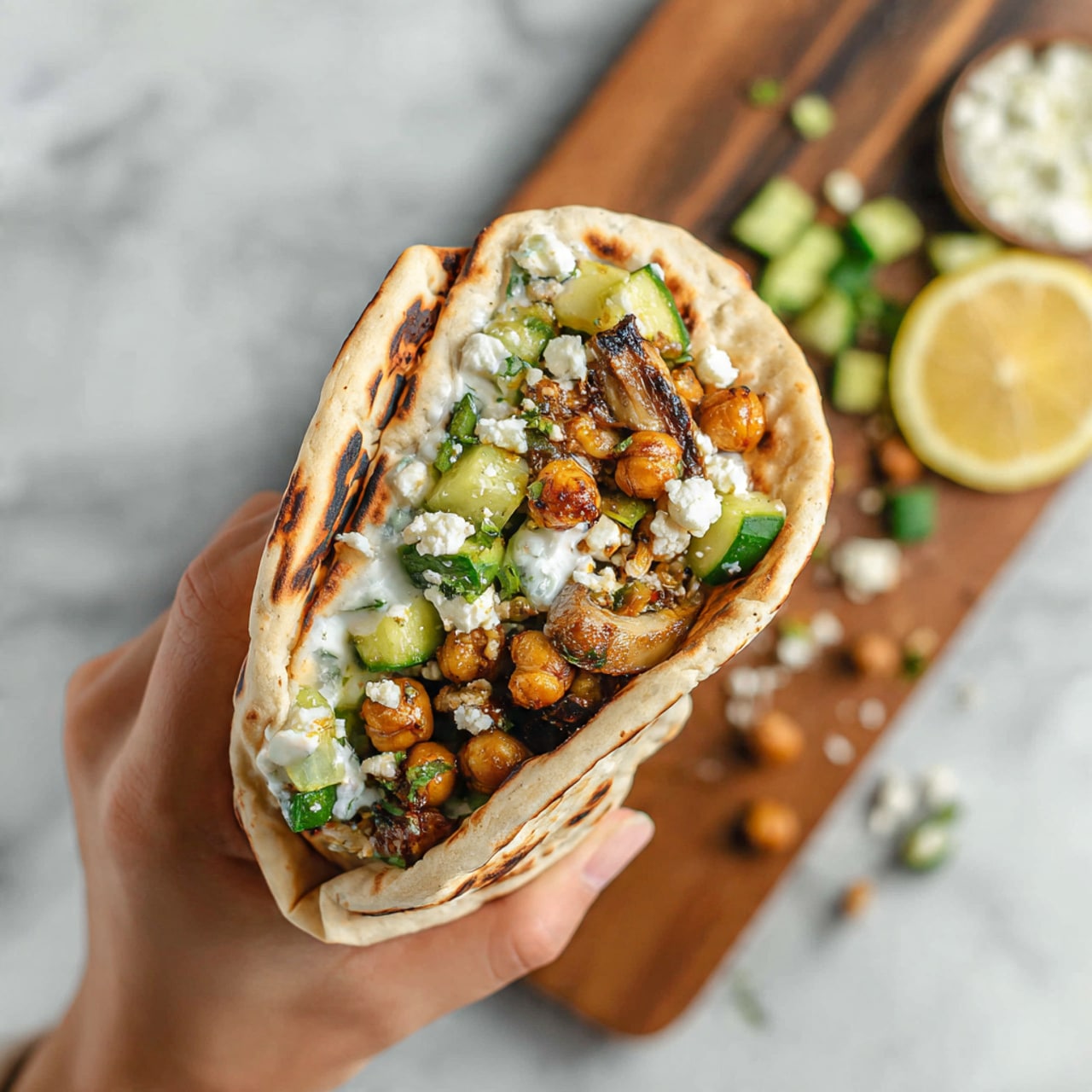 Vegetable Shawarma Recipe