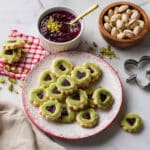 Pistachio Linzer Cookies Recipe