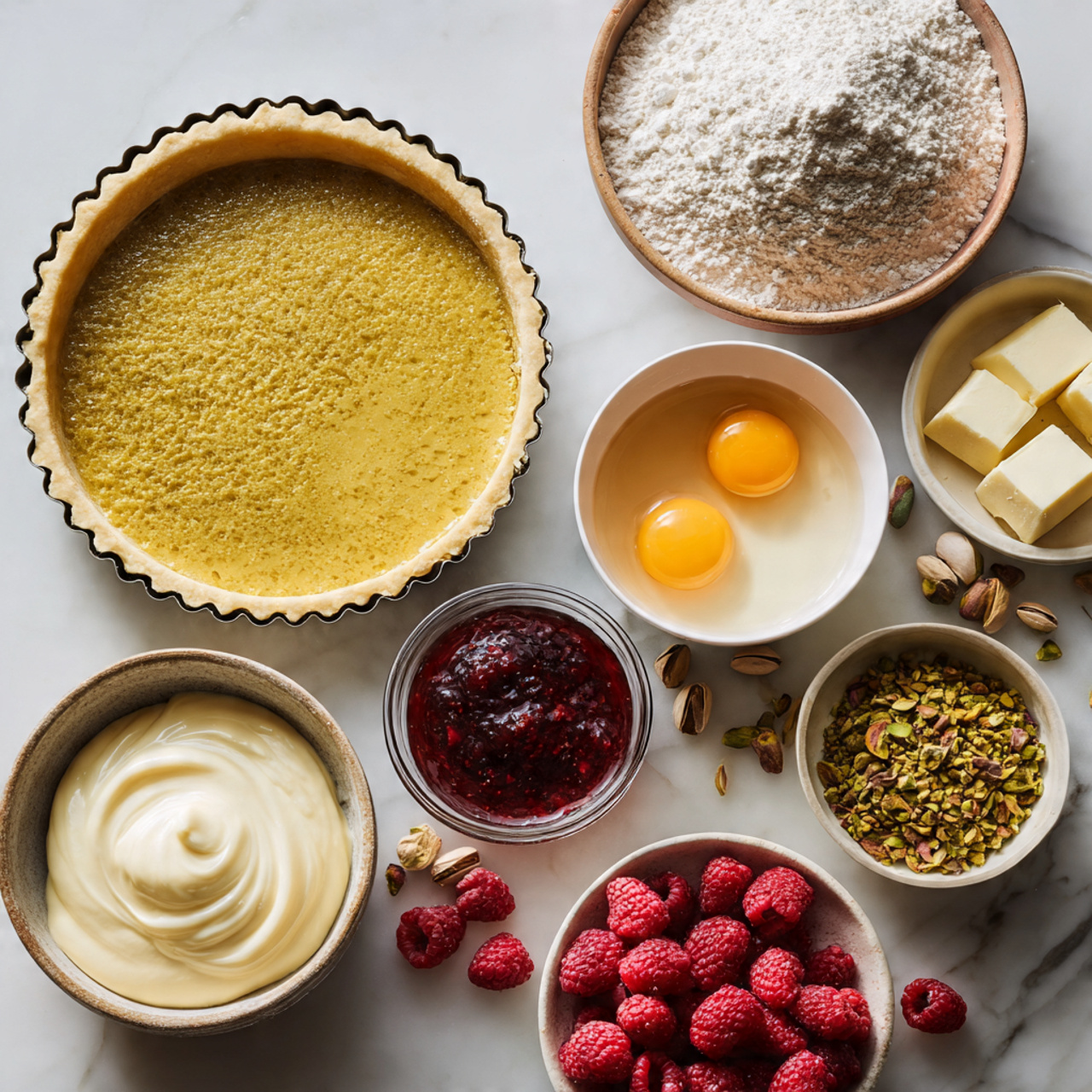The image shows a close-up of a yellow KitchenAid mixer sitting on a white marbled surface. Inside the shiny stainless steel mixing bowl, there is a thick, grainy, light brown dough or batter with specks of darker brown, spread unevenly around the bowl. The white flat beater attachment is lifted out of the bowl, coated with the same dough on each of its flat arms, showing its textured consistency. The mixer has a retro-style design with a visible brand label on the top. Photo taken with an iphone --ar 4:5 --v 7