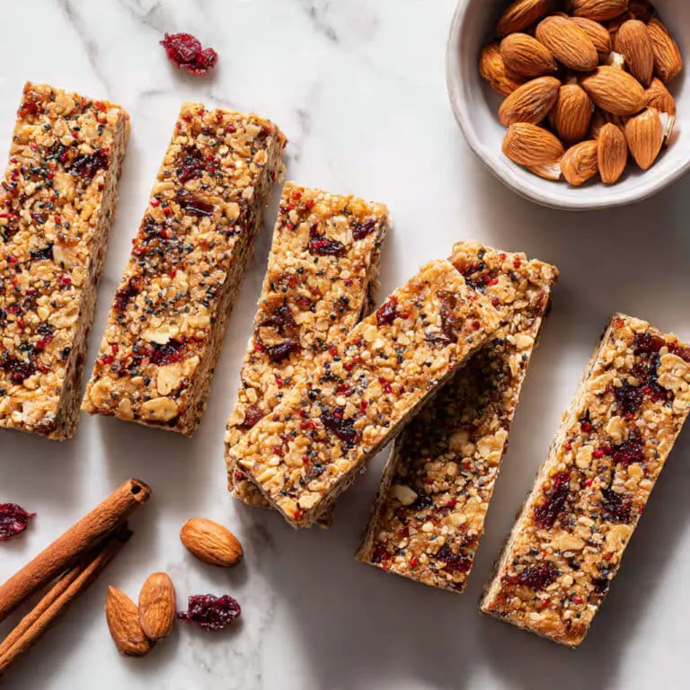 No Bake Oat Bars (Healthy Breakfast Version) Recipe