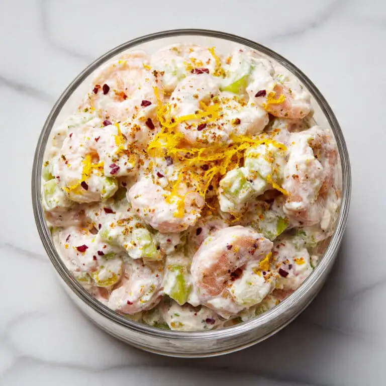Creamy Shrimp Salad with Dill and Lemon Recipe