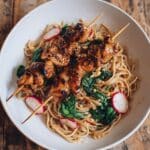Pad Thai Chicken Skewer Salad Recipe