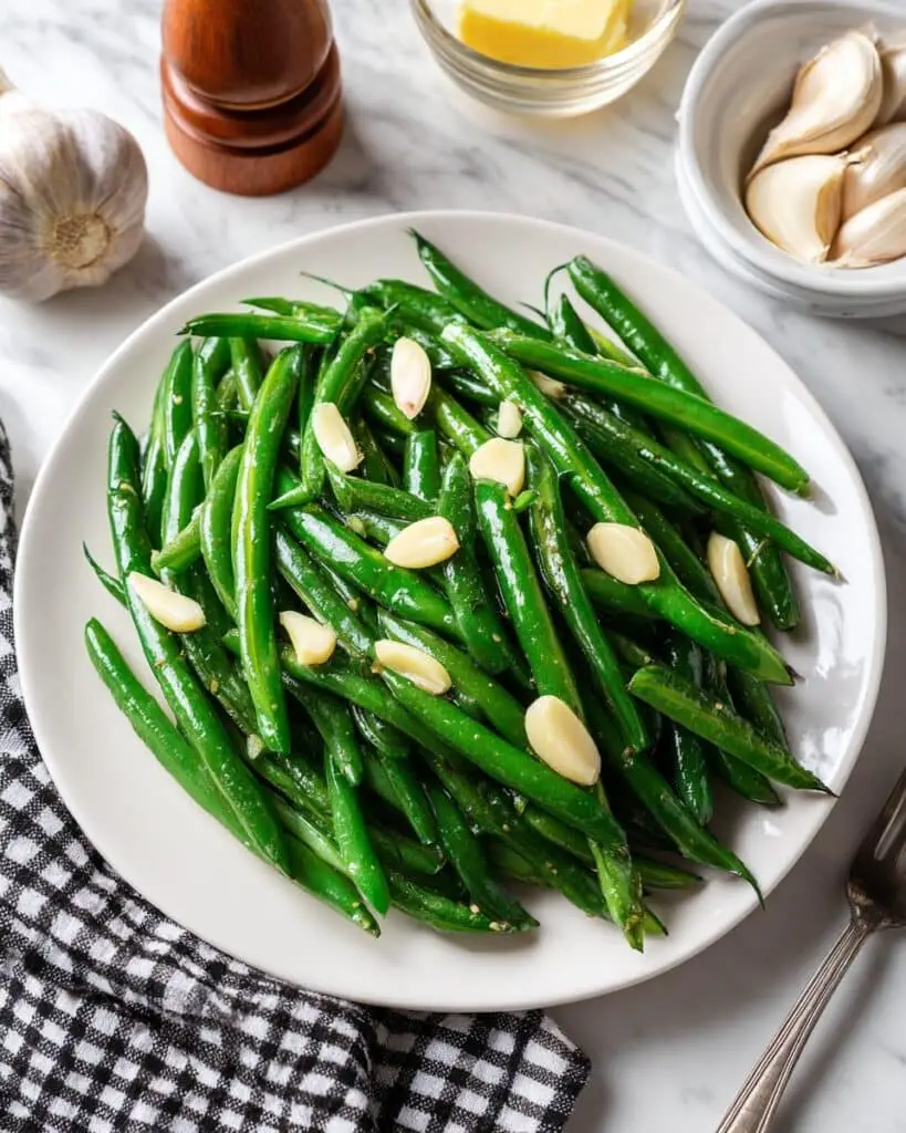 Garlic Green Beans Recipe