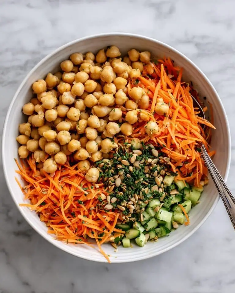 Chickpea Salad with Carrots and Dill Recipe