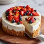 Gluten-Free Almond Cake with Berries and Lemon Glaze Recipe