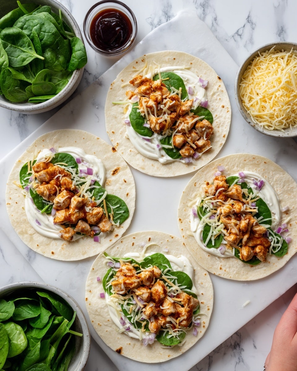 10-Minute BBQ Chicken Wrap Recipe - Recipe Image
