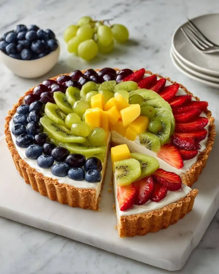 Easy Fruit Pizza with Cream Cheese Recipe