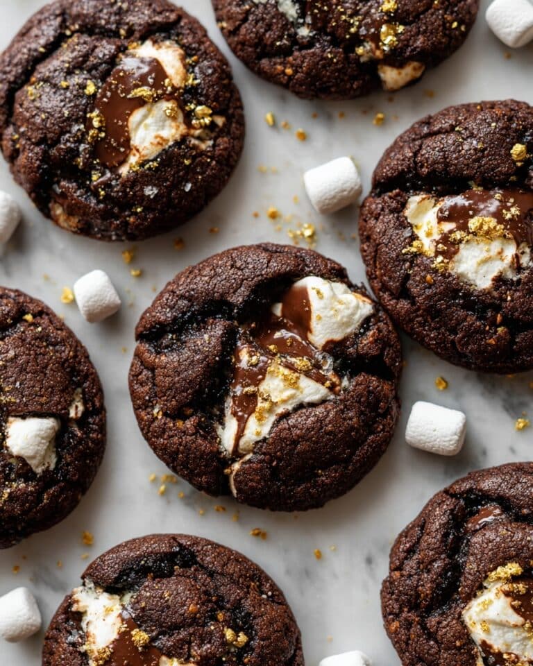 Chocolate Marshmallow Cookies Recipe