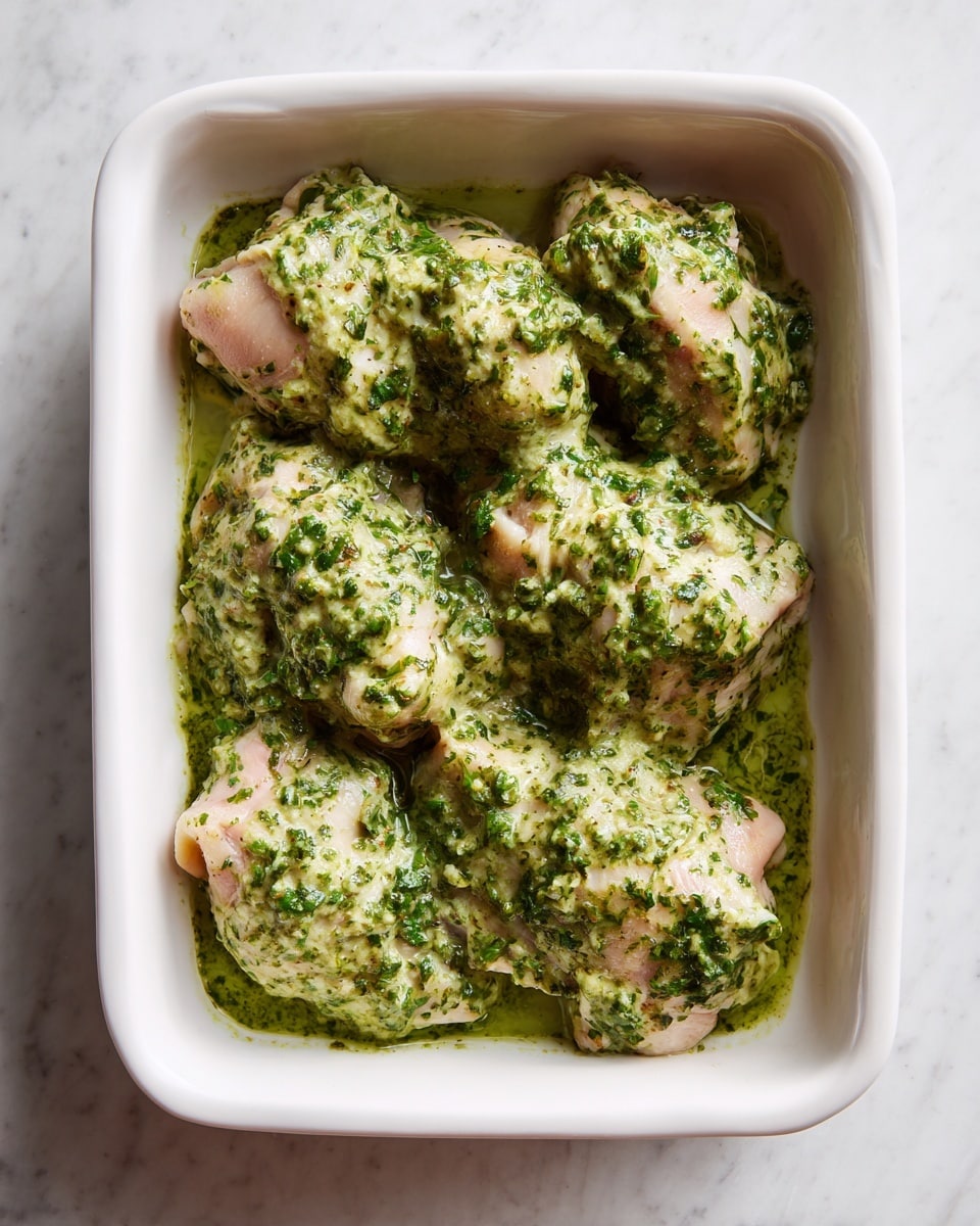 Green Goddess Grilled Chicken Thighs Recipe - Recipe Image