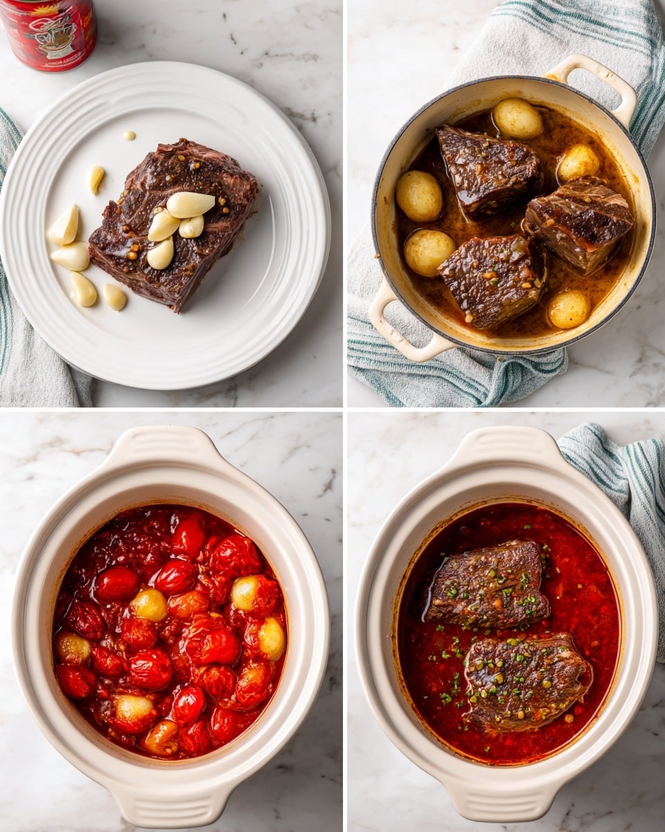 Slow Cooker Italian Pot Roast Recipe - Recipe Image