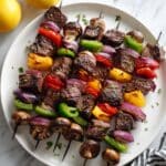 Lemon Herb Steak Kabobs Recipe